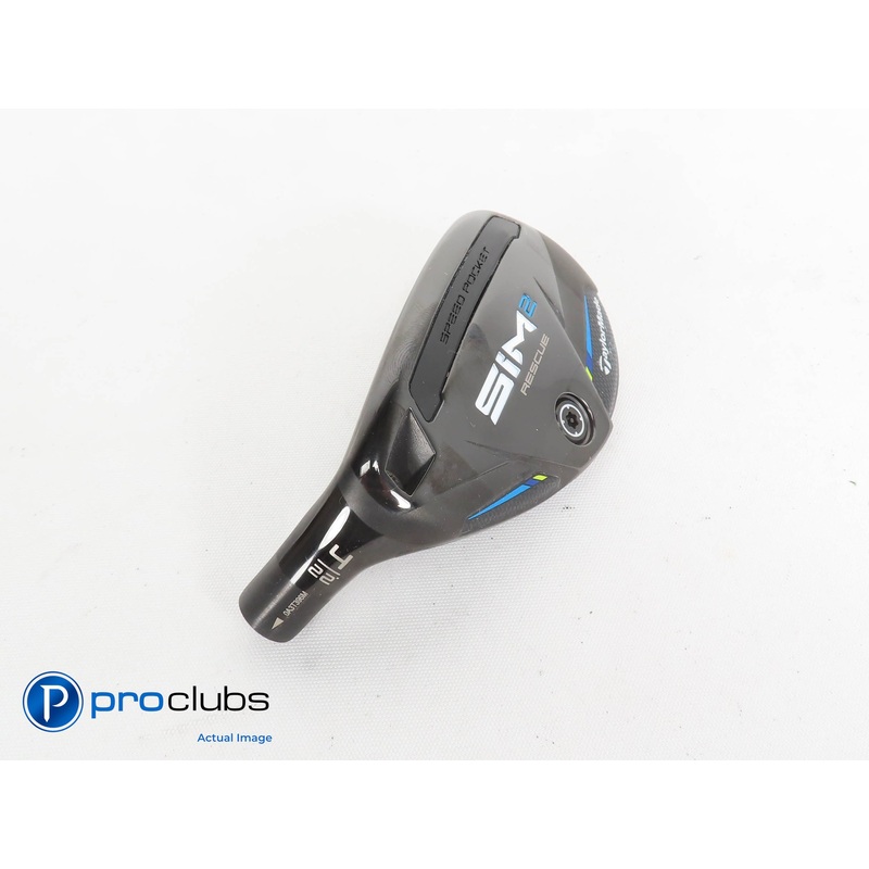Excellent! Left Handed TaylorMade SIM2 Rescue 22* 4 Hybrid – Head Only – 311086