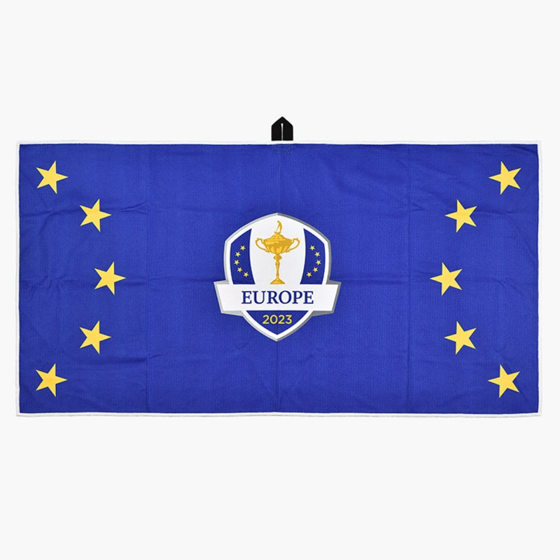 PRG Ryder Cup Team Europe Golf Towel – Blue