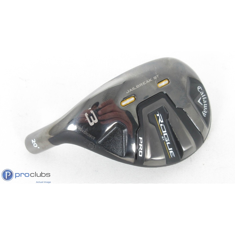 Excellent! Left Handed Callaway Rogue ST Pro 20* 3 Hybrid -Head Only- 368319