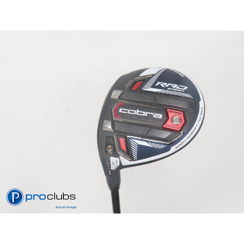Left Handed Cobra Rad Speed Peacoat 14.5* 3 Wood – Tensei White 75 Stiff 393203