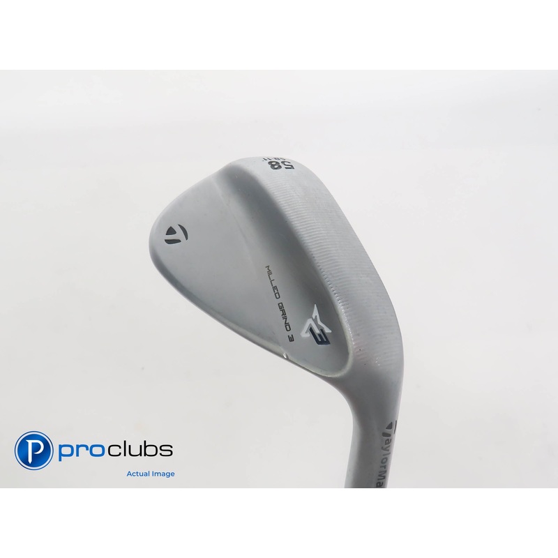 Nice TaylorMade Milled Grind 3 Chrome SB 58*(11*) WEDGE – S200 Stiff Flex 382172