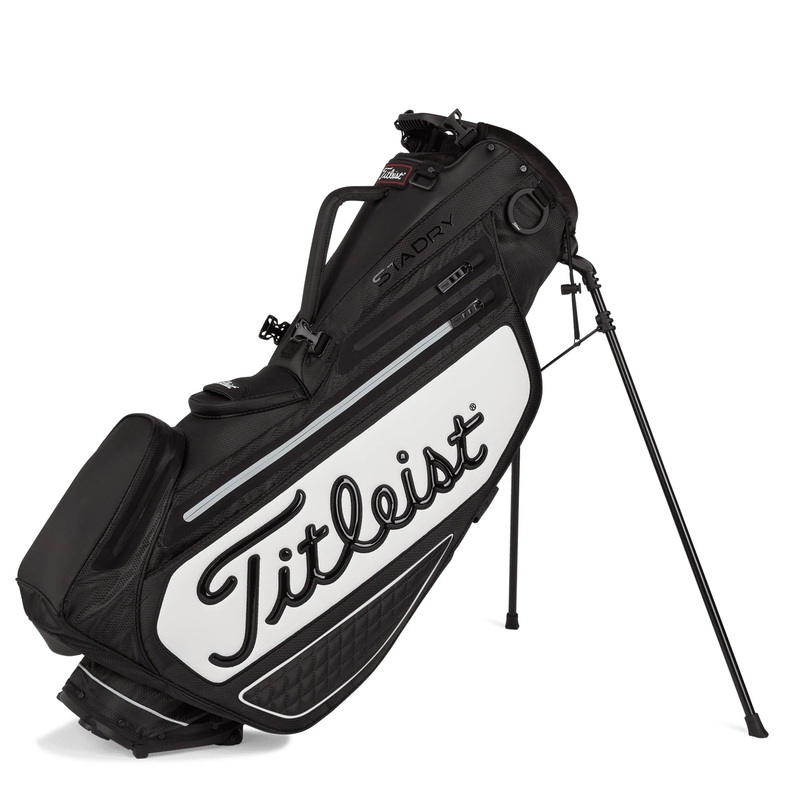 Titleist Tour Series Premium Stadry Stand Golf Bag – Black/White