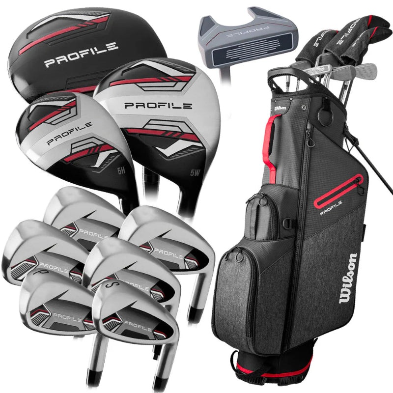 Wilson Profile 11-Piece Stand Bag Package Set – Steel