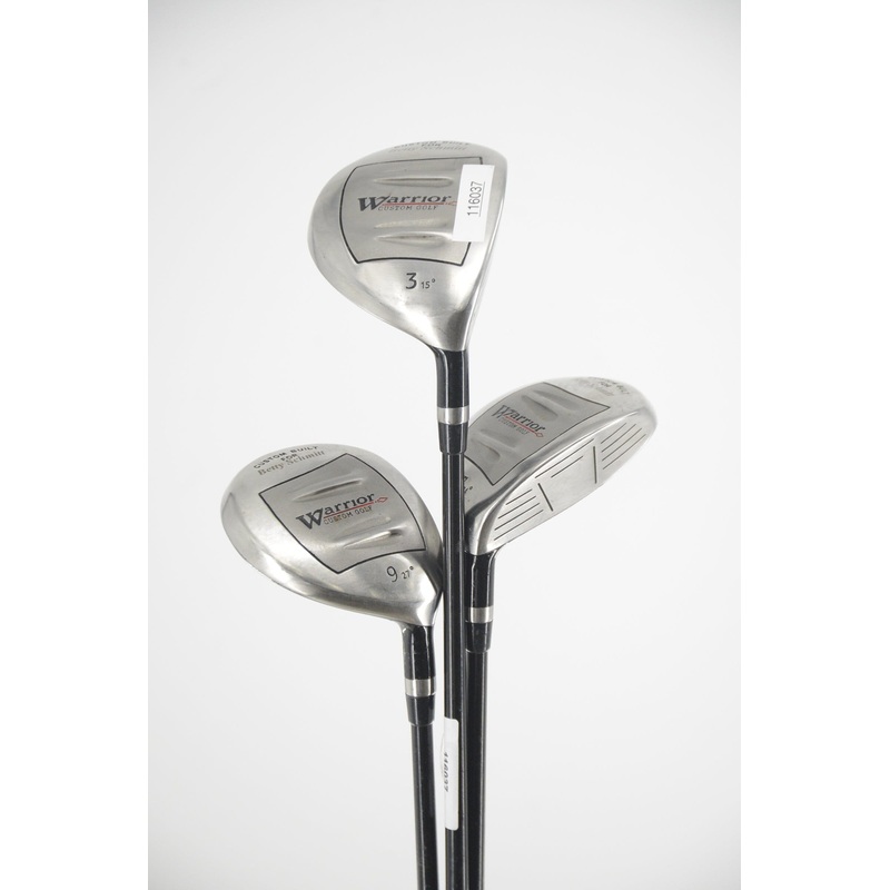 Women’s Warrior Custom Golf 3W, 7W, 9W Wood Set W Flex