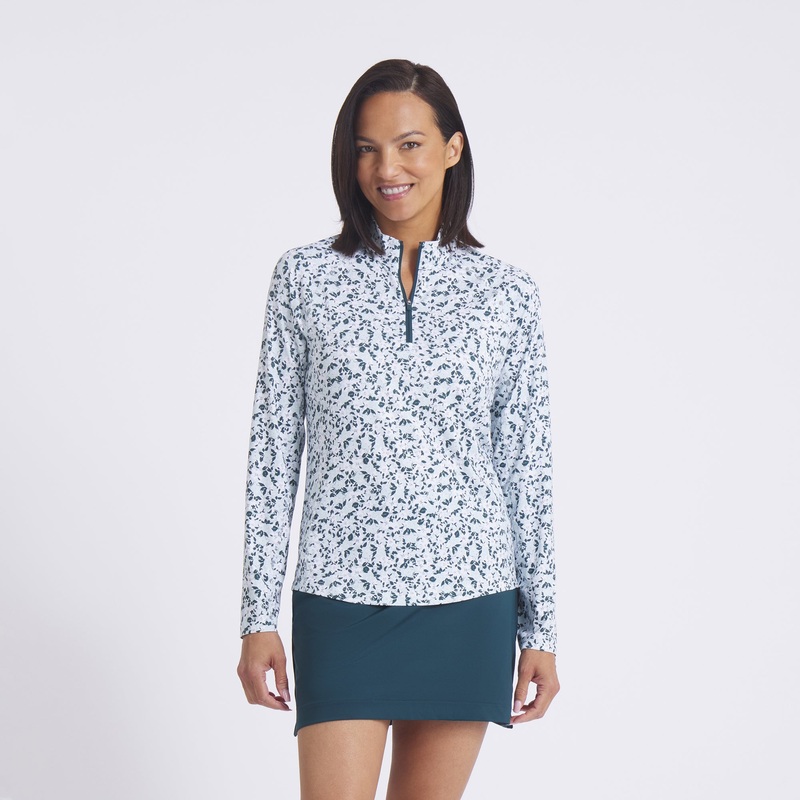 Women’s YouV Floral Burst Golf 1/4 Zip