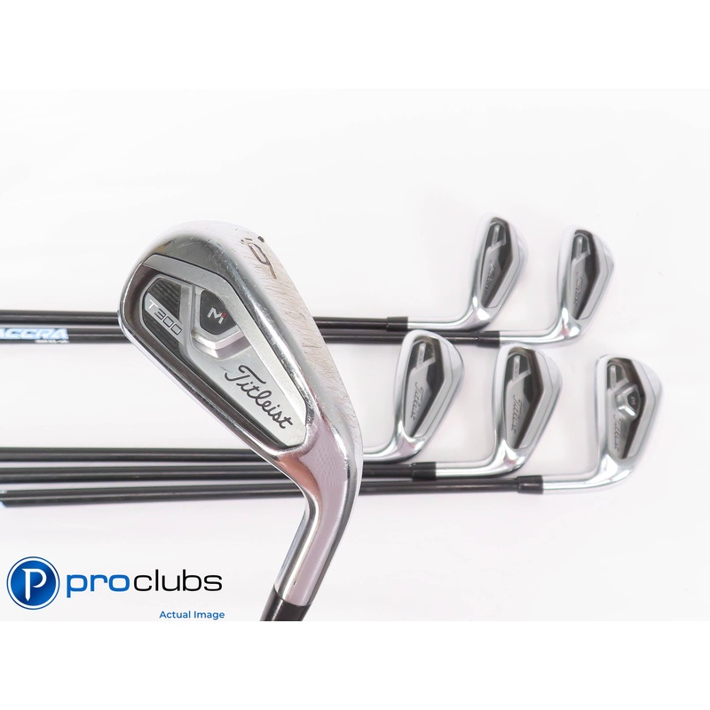 Titleist ’21 T300 6-PW,GW IRON SET Accra iSeries 60 Regular Flex Graphite 447086