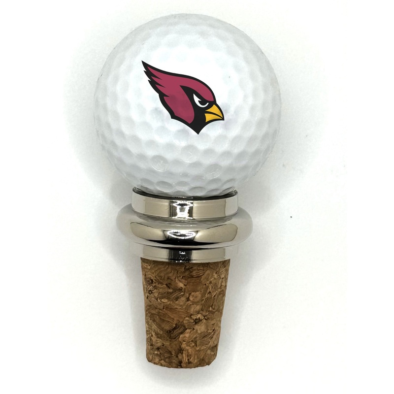 Team Golf AZ Cardinals Cork Wine Stopper