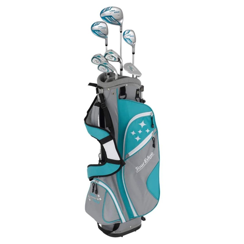 Tour Edge Women’s Lady Edge 8 Piece Package Golf Set +1 Inch