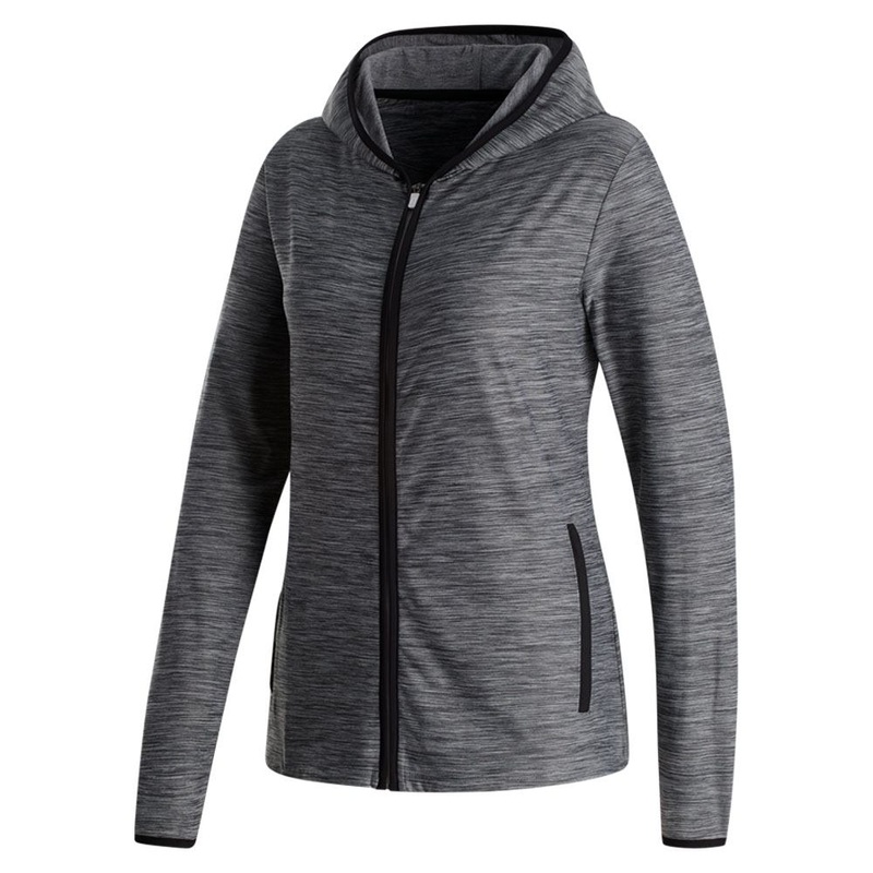 FootJoy Full-Zip Spacedye Hoodie Golf Jacket Black – FA23 Women