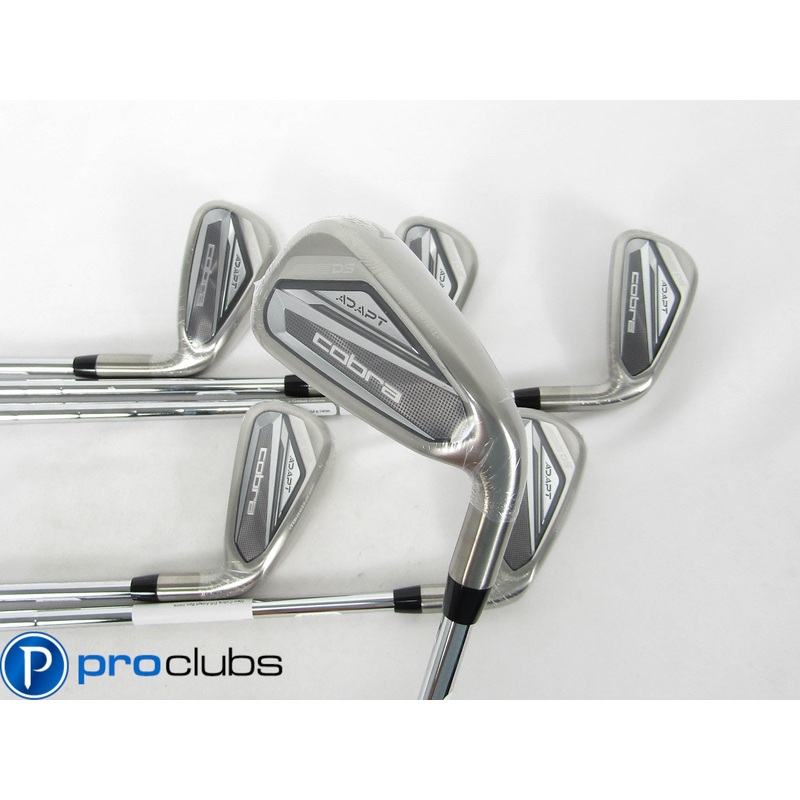 NEW COBRA DS ADAPT IRONS 5-PW STEEL KBS TOUR LITE REGULAR FLEX #440966