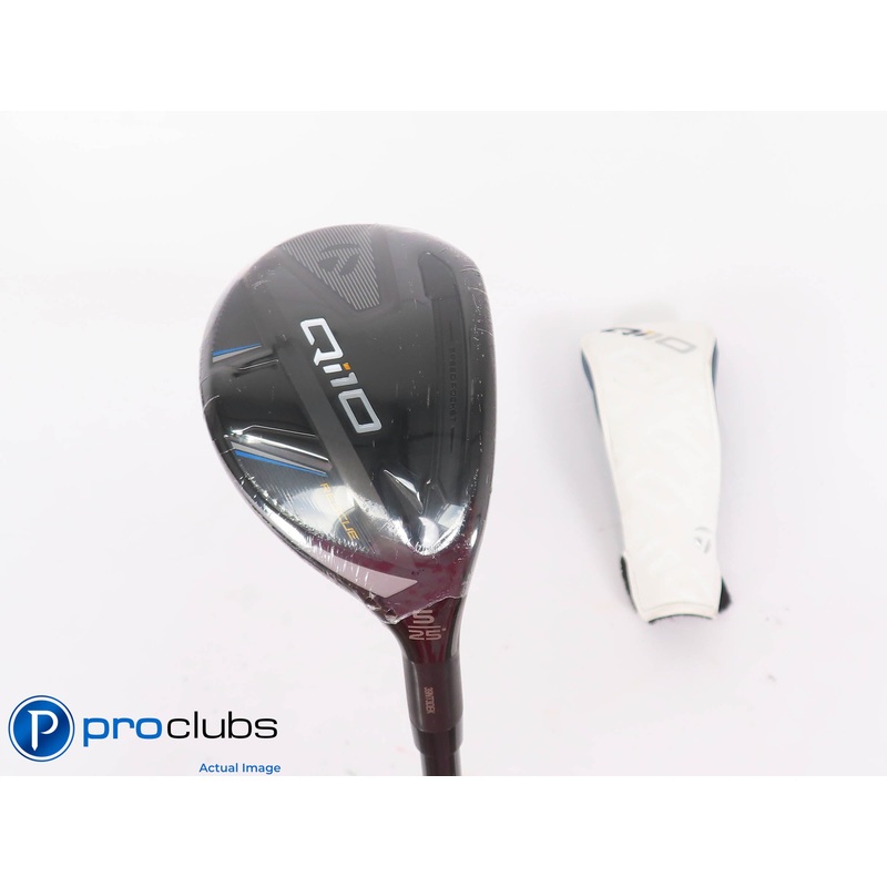 New! TaylorMade Qi10 Rescue 25* 5 Hybrid w/HC – Ventus TR 5-A Senior #448669