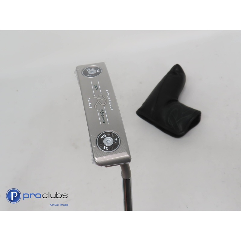 New! TaylorMade Reserve TR.B29 34.5″ Putter w/Headcover – 363188