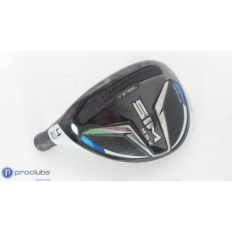 Nice! Left Handed TaylorMade SIM Max 22* 4 Hybrid -Head Only- LH 277430