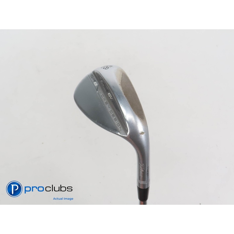 Titleist Vokey SM8 58 (12) Wedge D-Grind Chrome – Vokey Wedge Flex #340846