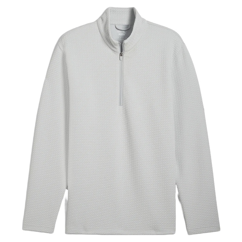 PUMA Boulder 1/4 Zip Golf Pullover Ash Gray – SS25 Men