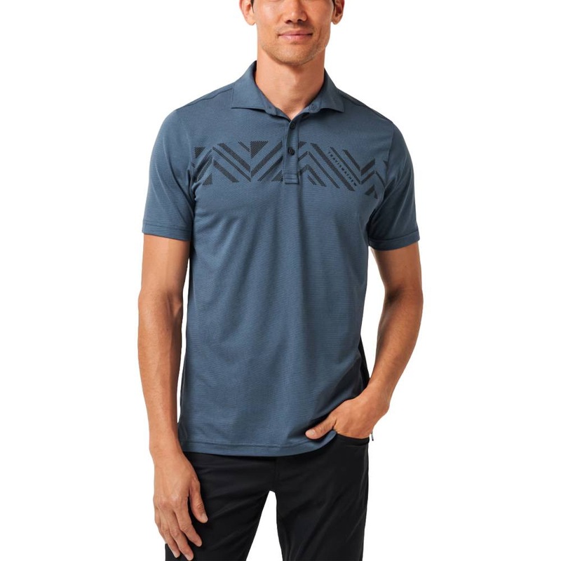 TravisMathew All Day Access Golf Polo Mood Indigo/Vintage Indigo – SS25 Men