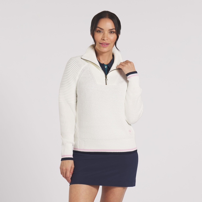 Women’s AP Zip Golf Sweater