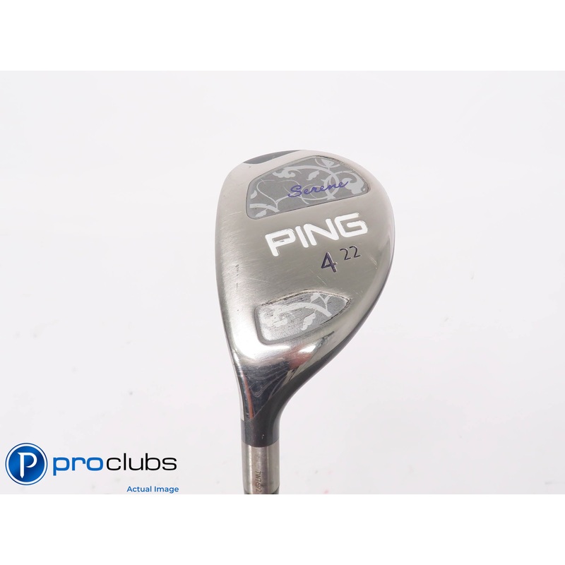 Left Handed Ladies PING Serene 22* 4 Hybrid – Ping ULT210 Ladies Flex – 447150