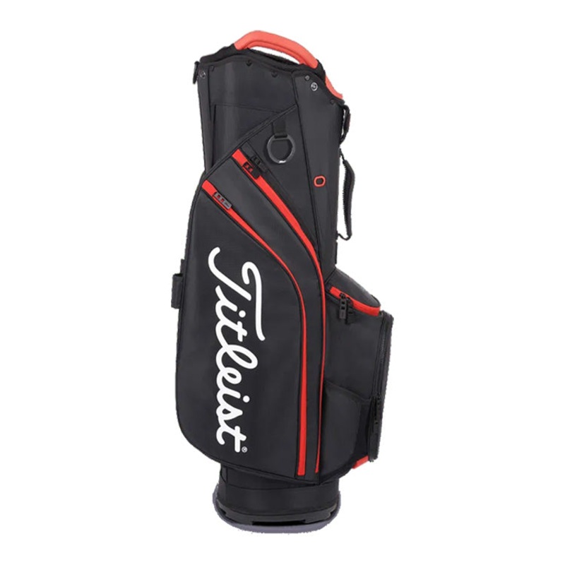 Titleist Lightweight 14 Golf Cart Bag – Black/Red