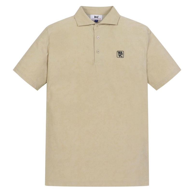 WAAC Athletic Mist Stretch Golf Polo Light Brown – SS24 Men