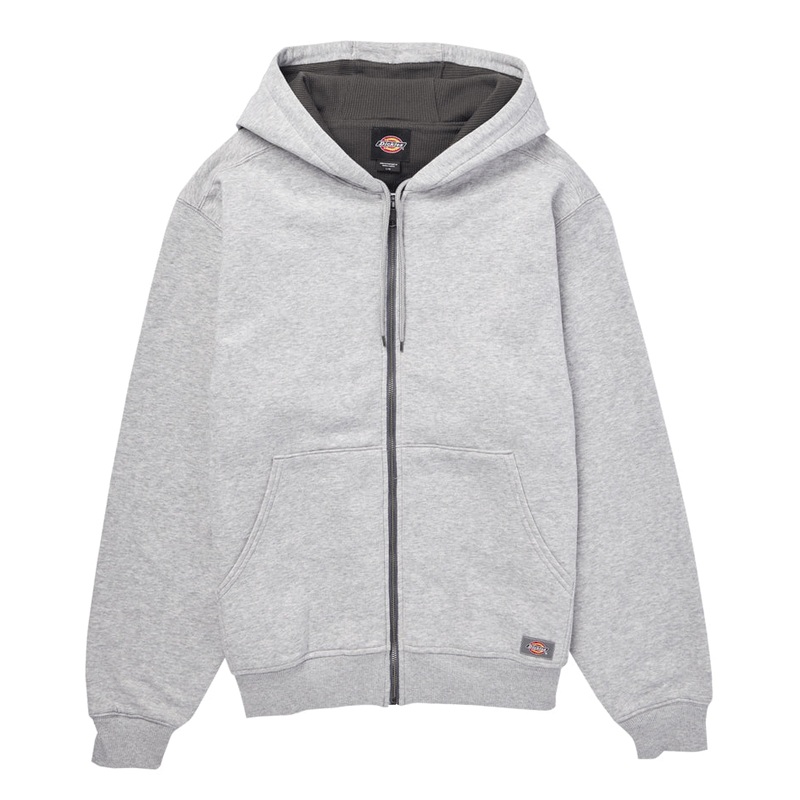 Dickies Men’s Thermal Lined Full-Zip Fleece Hoodie