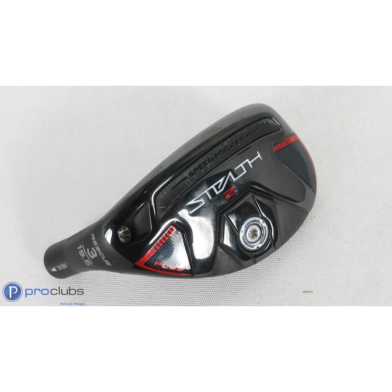 Excellent! Left Hand TaylorMade Stealth-2 Plus 19.5* – 3 Hybrid – Head Only – 396778