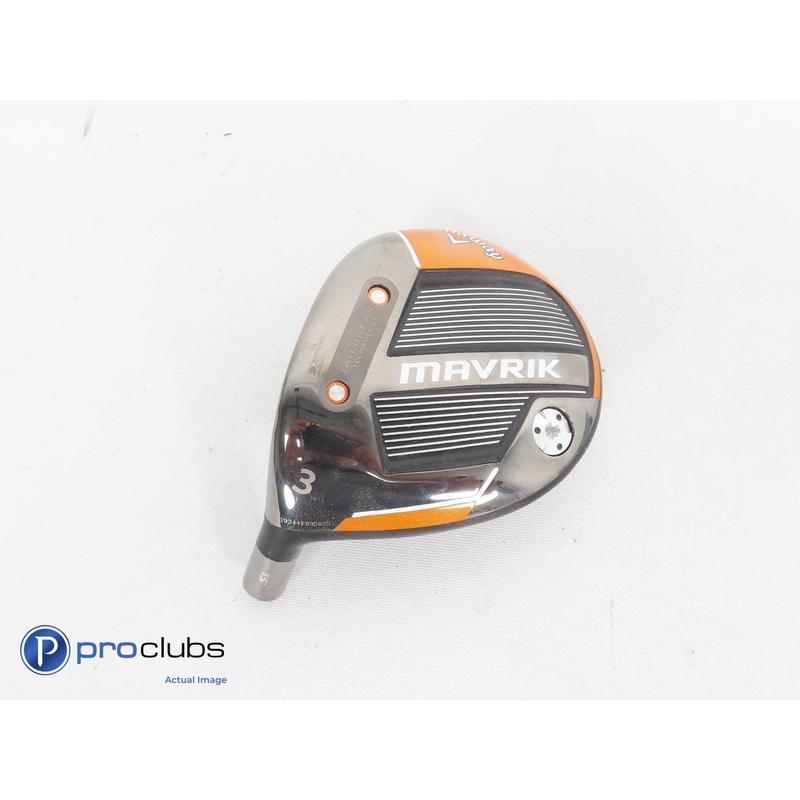 Left Handed Callaway Mavrik 15* 3 Wood – Head Only – L/H 275449
