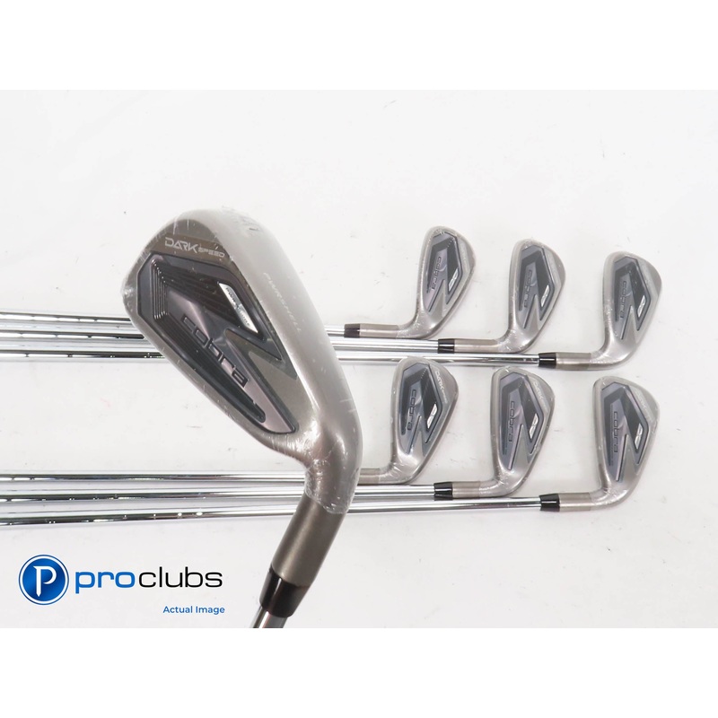 New! Cobra DARKSPEED 5-PW, GW IRON SET – Cobra Ultralite Regular Steel #422533