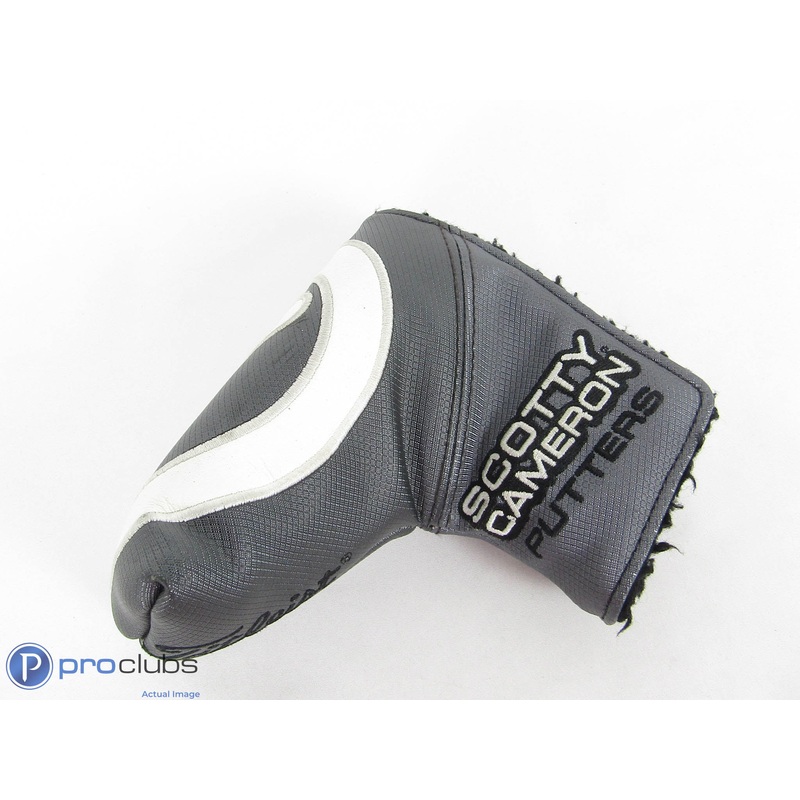 Circle T! Scotty Cameron “White/Gray Industrial”  Mid Mallet Headcover- 424114