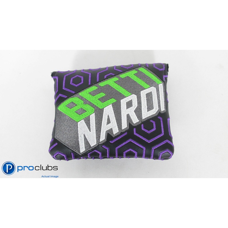 NEW BETTINARDI GEOMETRIC PURPLE MALLET PUTTER HEADCOVER #344325
