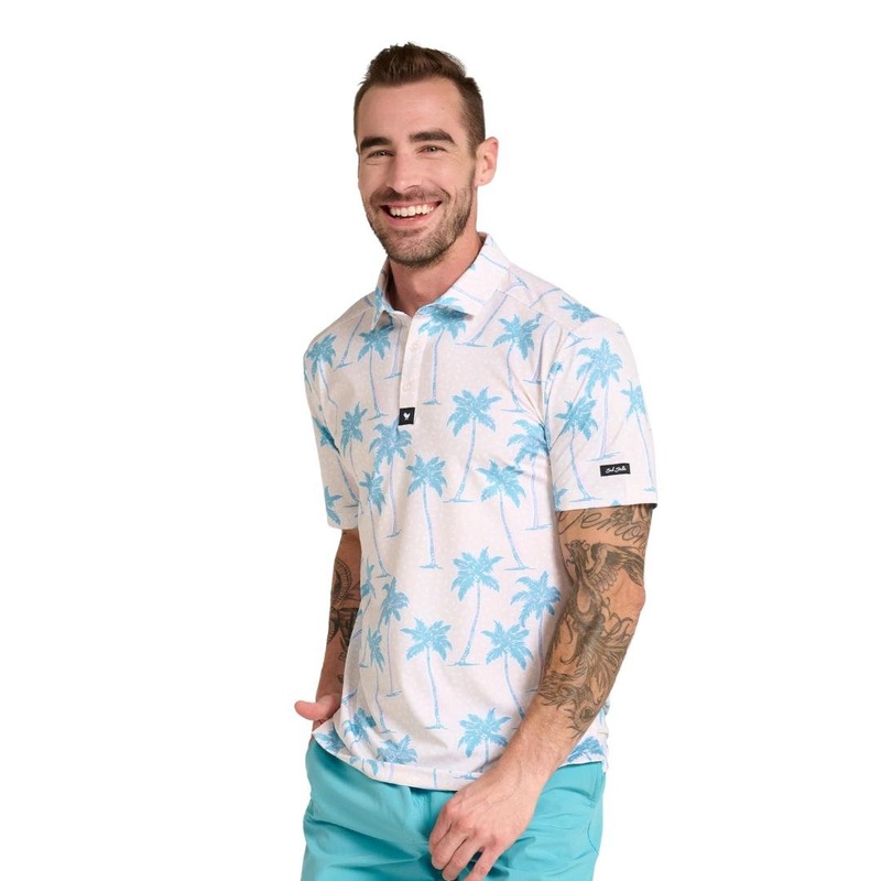 Bad Birdie Men’s Chasin’ Shades Polo 24