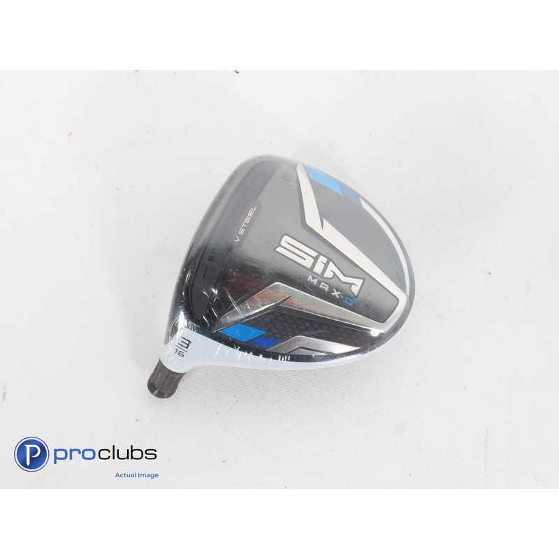 New! Left Handed TaylorMade SIM MAX D 16* 3 Wood HEAD ONLY – 265983