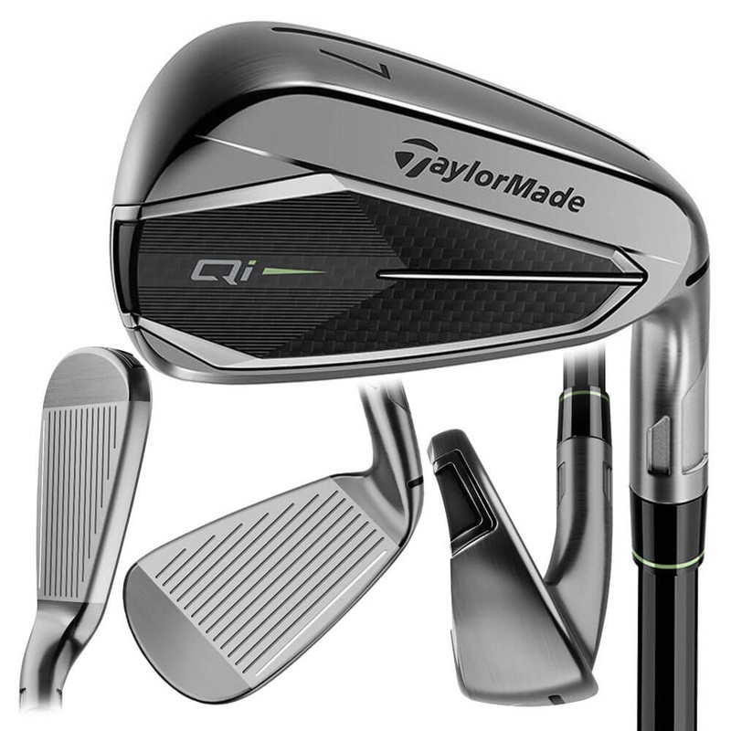 TaylorMade Qi Gunmetal Edition Iron Set – 25 Men