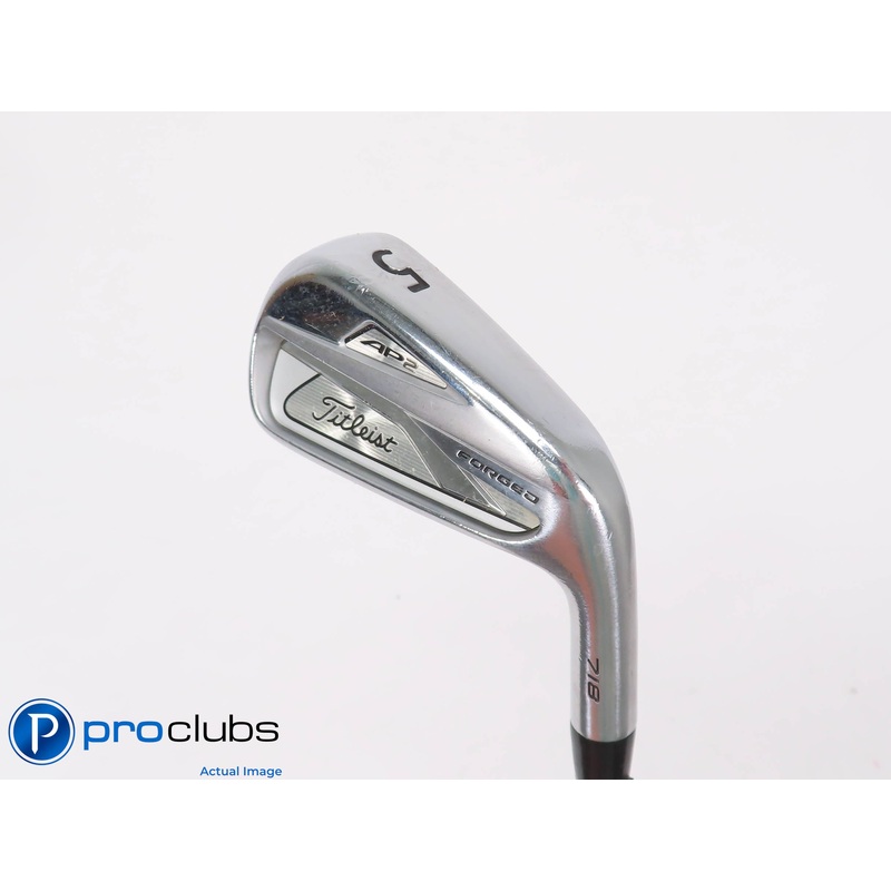 Titleist 718 AP2 5 Iron – True Temper AMT Tour White S300 Stiff Flex – 448259