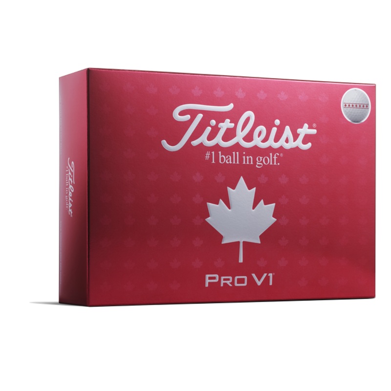 Titleist Pro V1 Special Edition Canada Golf Balls Dozen