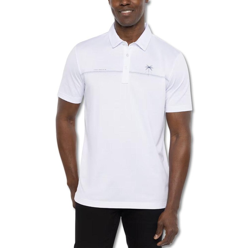 TravisMathew Luna Sol Golf Polo White – SS23 Men