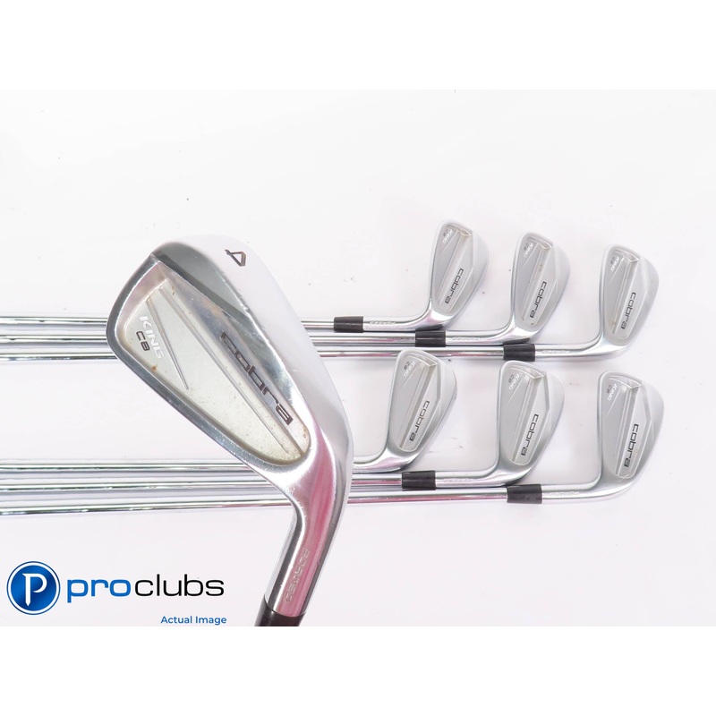 Nice Cobra ’23 KING CB 4-PW IRON SET – KBS $Taper 120 Stiff Flex Steel 443244