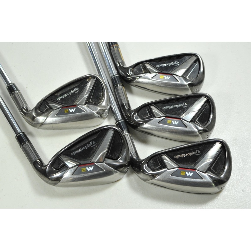 TaylorMade M2 2016 5-9 Iron Set Stiff Flex RH Reax High Launch 88 Steel # 184993