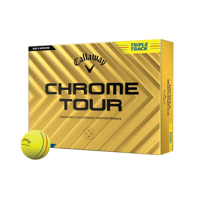 Callaway Chrome Tour Triple Track 24 Yellow – 1 Dozen
