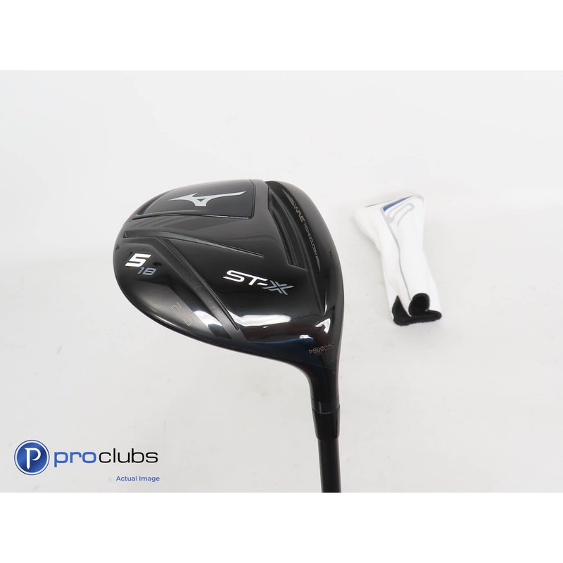 Nice Ladies Mizuno ST-X 220 18* 5 Wood w/Cover – Helium 4F1 Ladies Flex 361007