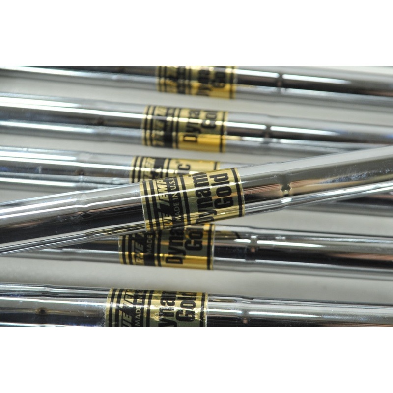 True Temper Dynamic Gold R300 Regular Flex Iron Shaft Set .370 Steel 8pc #198067
