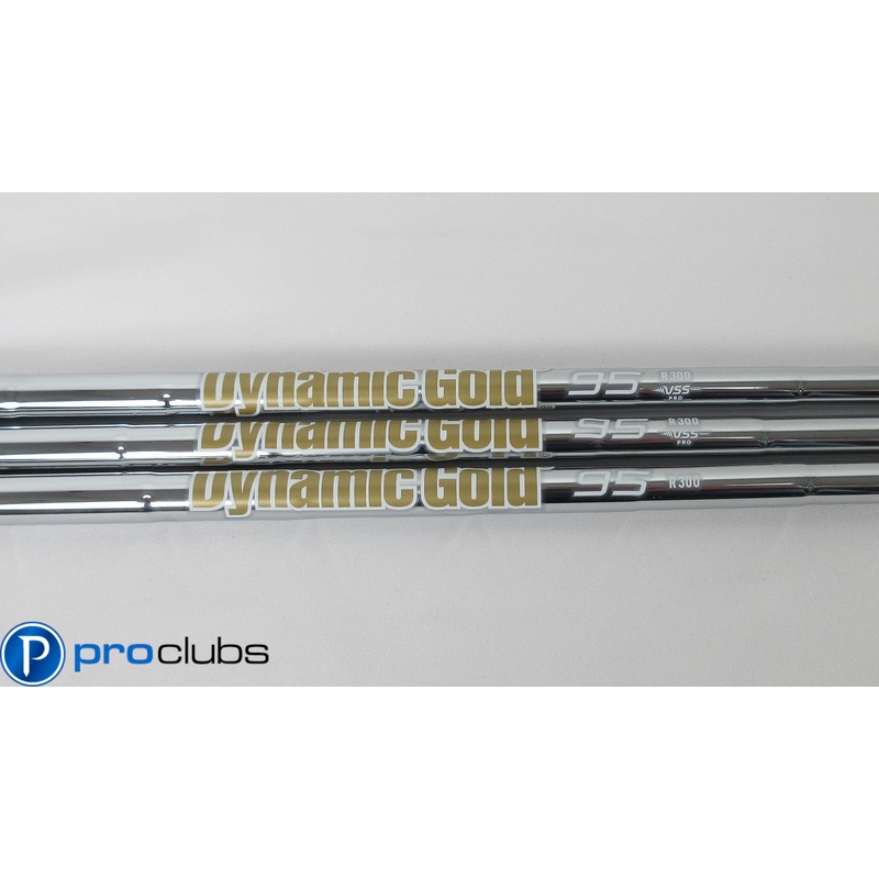 3pc NEW TRUE TEMPER DYNAMIC GOLD VSS PRO 95 R300 REGULAR FLEX WEDGE SHAFTS .355