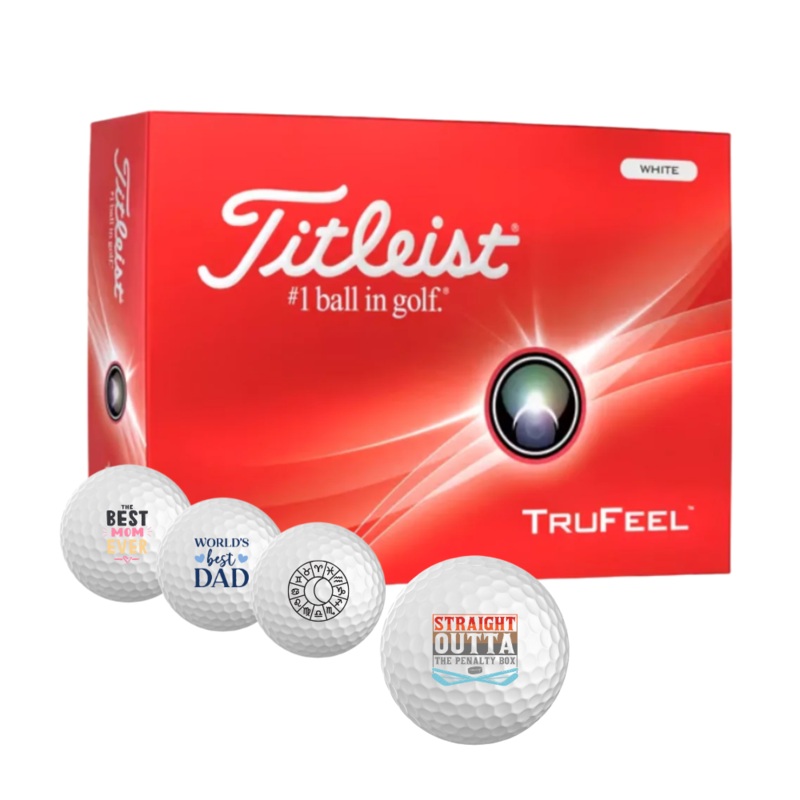 Special Symbol Custom Golf Balls – Unique Titleist TruFeel