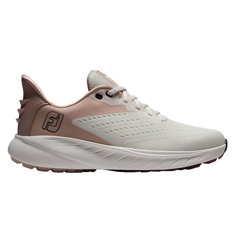 FootJoy Flex XP Spikeless Golf Shoes Previous Season Style Beige/Peach/Blush – 23 Women
