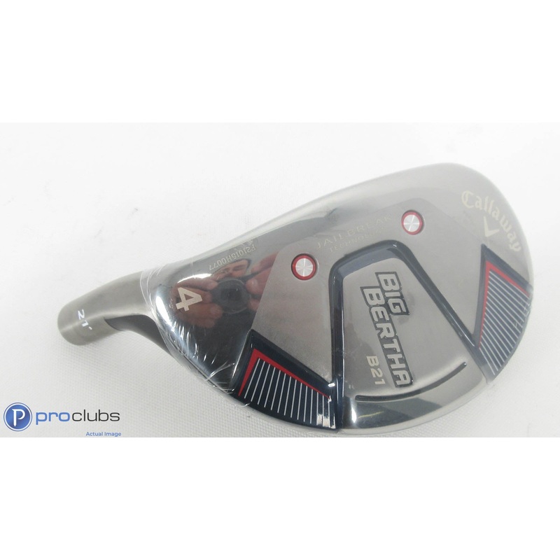 NEW! Left Hand Callaway Big Bertha B21 21* – 4 Hybrid – Head Only – L/H 367330