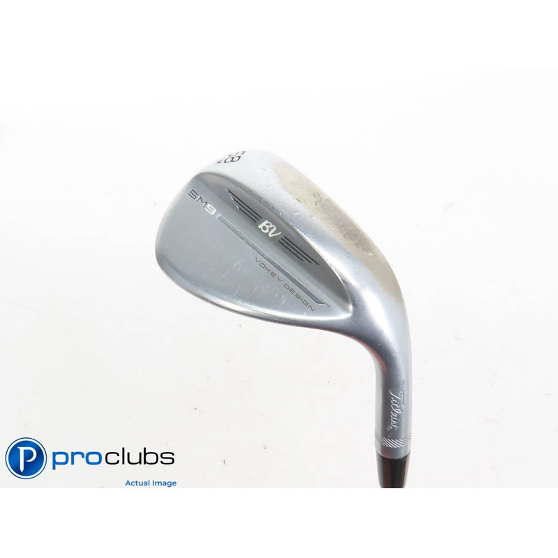 Titleist Vokey SM9 Chrome 58*(8*) Wedge M-Grind – KBS Tour Regular – 425422