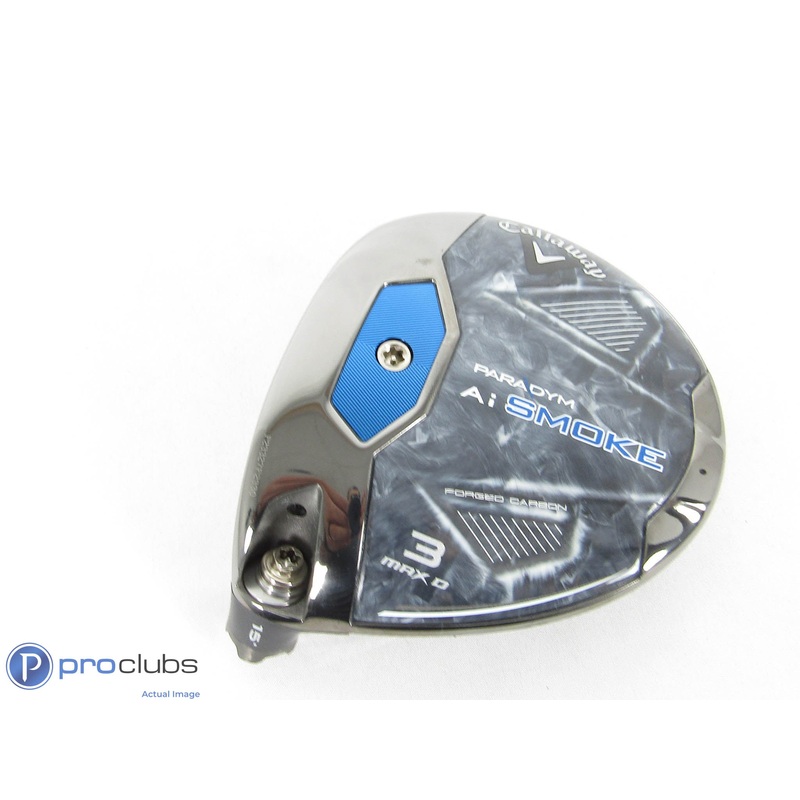 Left Handed! Callaway Ai Smoke MAX D 15* 3 Wood – Head Only – 430186