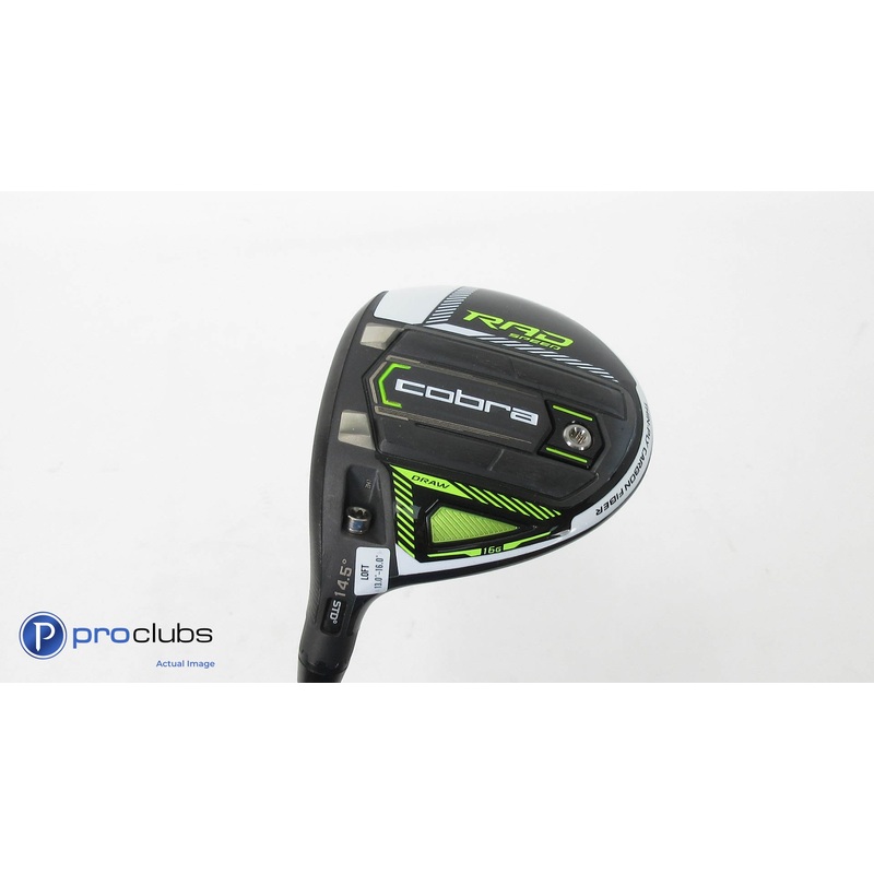 Left Handed Cobra King RAD Speed Draw 14.5* 3 Wood – HZRDUS iM10 Regular 351833