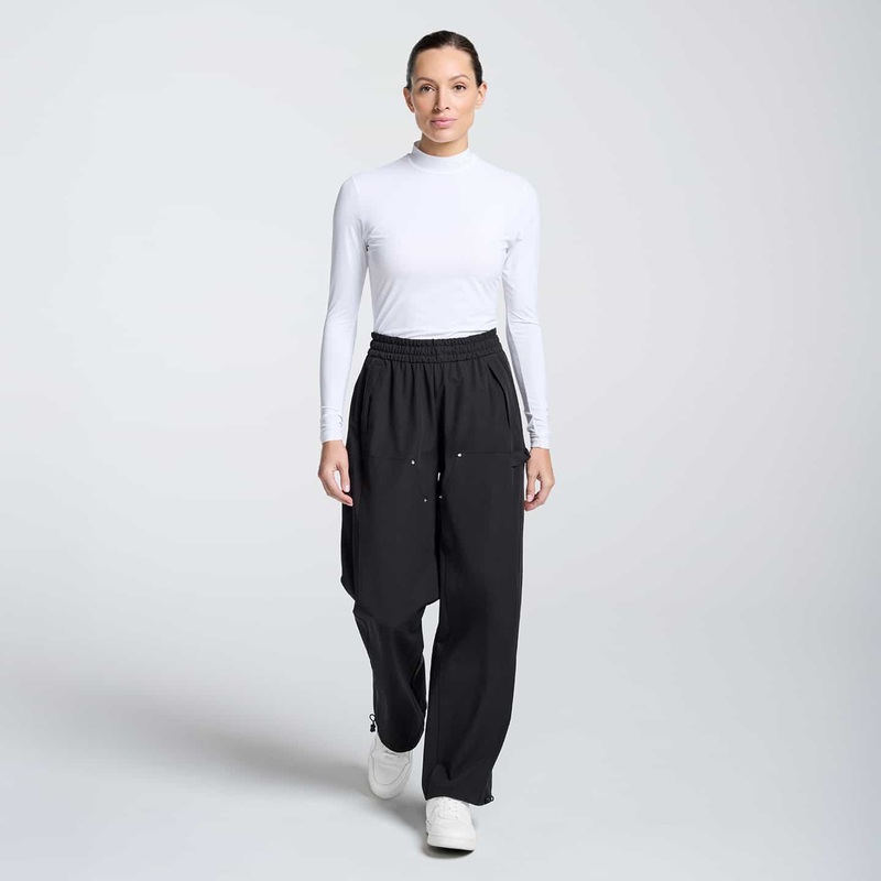 Women’s Perforated Logo Wide Leg Trouser