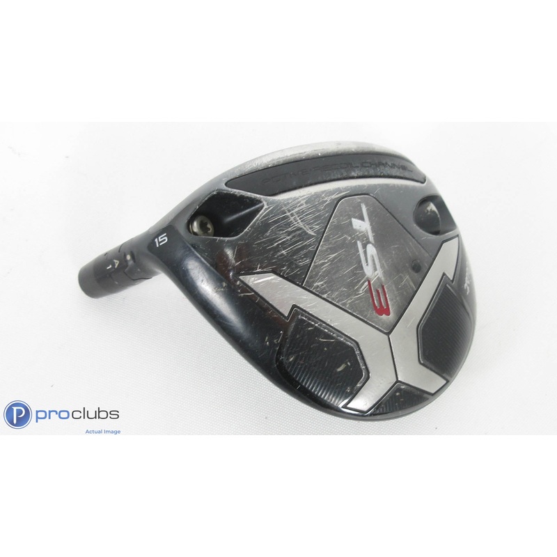 Left Handed Titleist TS3 15* – 3 Wood – Head Only w/adapter – L/H 363245